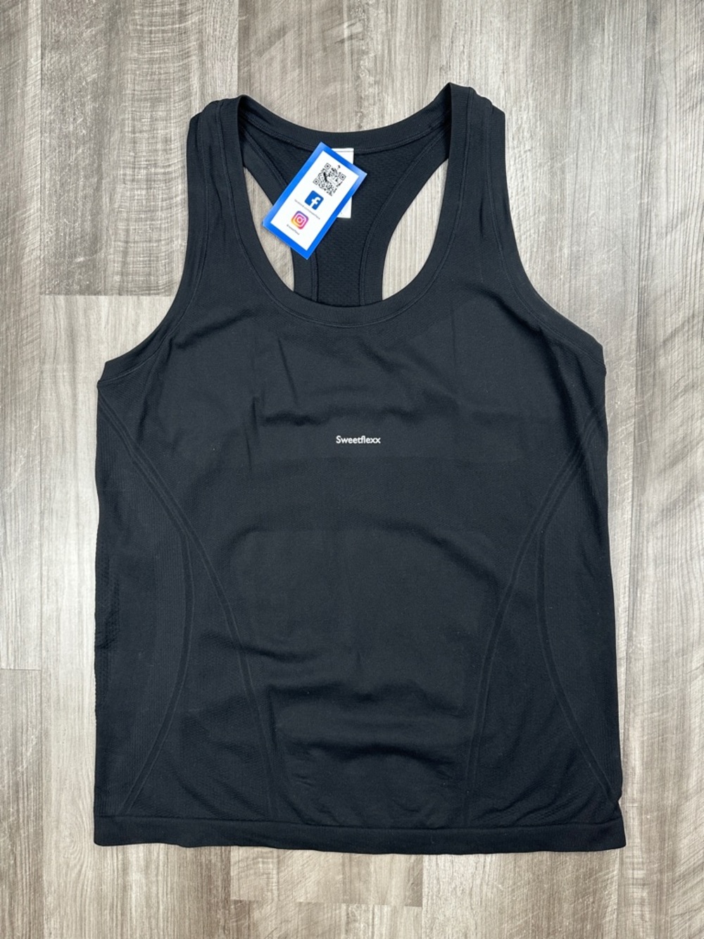 Sweetflexx Flex Seamless Racerback Performance Tank Top - XL